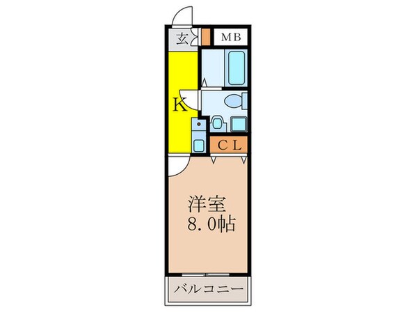 第２クリスタルハイム新大阪の物件間取画像